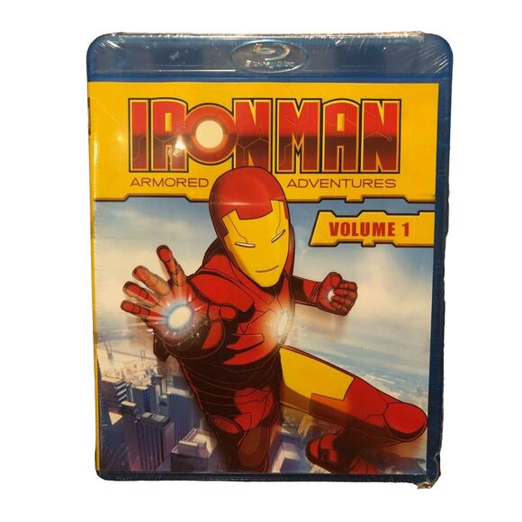 Iron Man: Armored Adventures, Vol. 1 (Blu-ray Disc, 2009) Animated Tony Stark - Picture 1 of 2